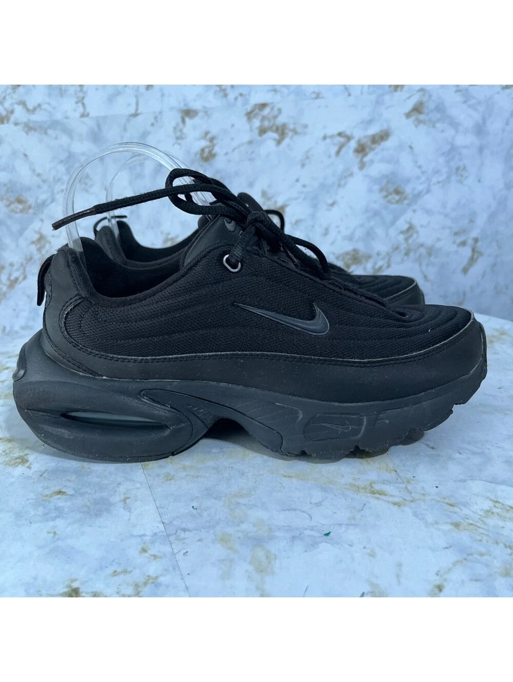 Nike Air Max Portal Womens Size 8.5 Running Shoes Black Athletic Trainer Sneaker